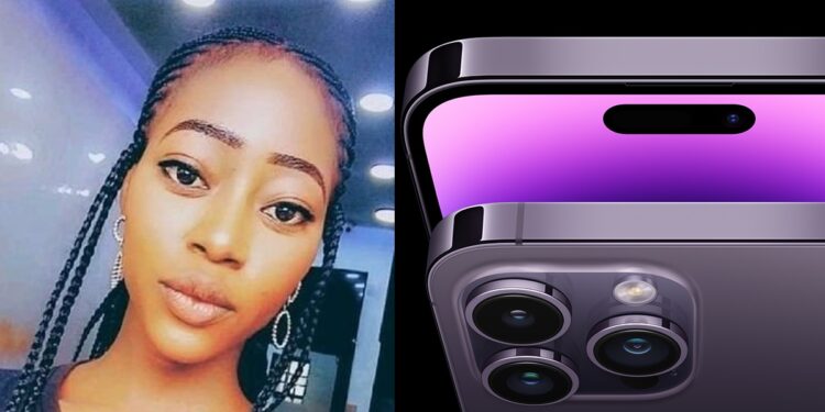 Lady narrates how a random admirer gifted her an iPhone when she had no phone