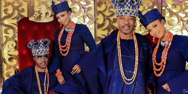 Oluwo of Iwo and wife, Queen Firdaus welcome first child