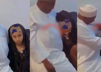 “She’s my choice, we love each other” – Elderly Kano man says as he weds young girl (Video)