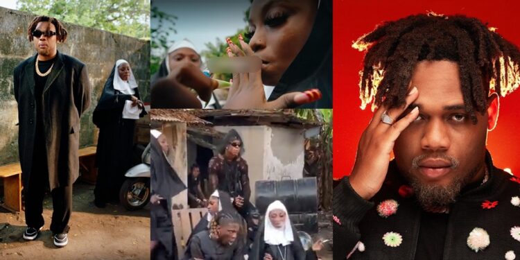 “Some things should be off limits” – BNXN under fire for featuring ‘smoking nuns’ in new music video (Watch)