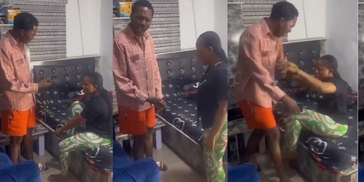 “Where did you get the money?” – Man queries girlfriend who bought iPhone for herself (Video)