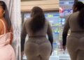 Actress, Olaide Oyedeji flaunts massive derrière after 2nd plastic surgery, netizens reacts (Video)