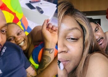 Actress, Oma Nnadi and husband recreate Omotola Jalade’s steamy bedroom photo