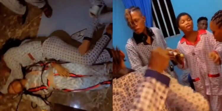 Viral Video of Young party guests ‘misbehaving’ after getting high at pajamas party