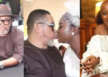 “I have never been happier in all my life” – Actress Ireti Doyle’s ex-husband, Patrick Doyle gushes as he shows off new wife (Photos)