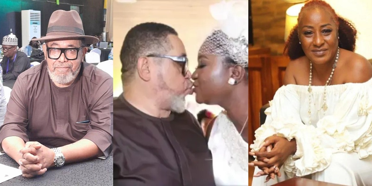 “I have never been happier in all my life” – Actress Ireti Doyle’s ex-husband, Patrick Doyle gushes as he shows off new wife (Photos)
