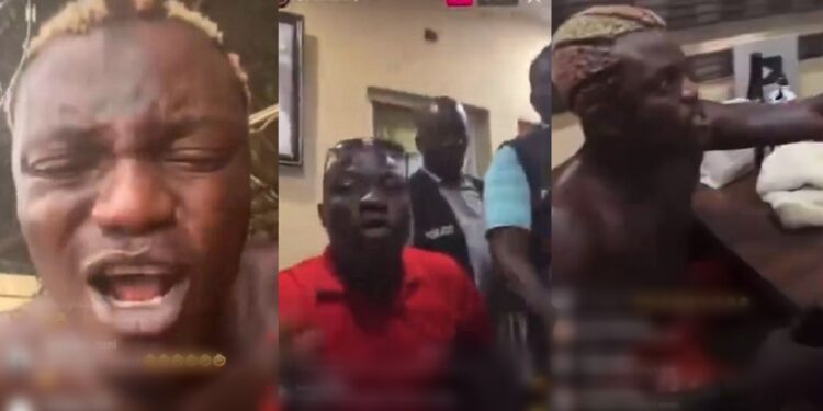 Drama as police invades singer Portable’s bar to arrest him (Video)