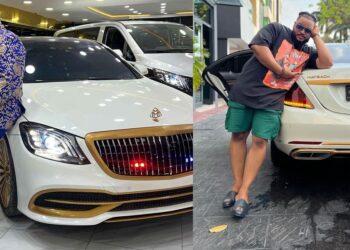 Reality star, Whitemoney reveals his source of income amid speculations trailing his new multi-million Maybach Benz (Video)