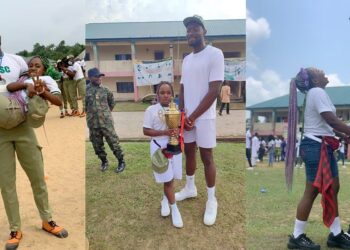 Corps members fall in love after meeting at NYSC orientation camp (Photos)