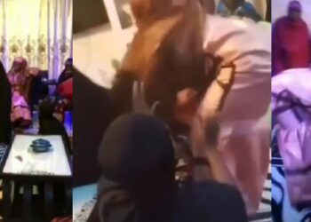 Reason first wife attacked husband’s new bride in viral video revealed