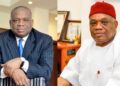 “Go to court sir”- Netizens react after Orji Uzor Kalu’s phone was stolen during certificate of return presentation in Abuja