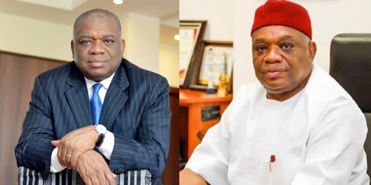 “Go to court sir”- Netizens react after Orji Uzor Kalu’s phone was stolen during certificate of return presentation in Abuja