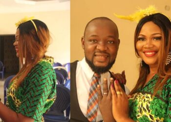 “If this is all you can do, please do it with your full chest” – Nigerian lady advises couples as she shares photos from her court wedding that costs N30k