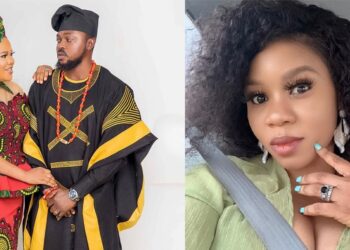 Actress Wumi Toriola reacts after IG user accused her of having an affair with colleague, Toyin Abraham’s husband