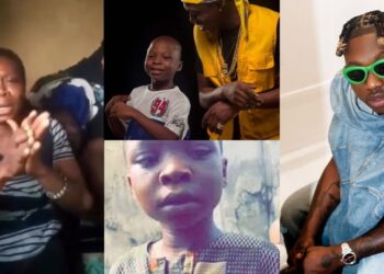 “I know I’ve offended you…This suffering is too much” – Segun Wire’s mum tenders public apology to singer, Zlatan (Video)