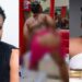 South African dancer, Zodwa Libram reacts after being called out for dancing with her bare bum on display (video)