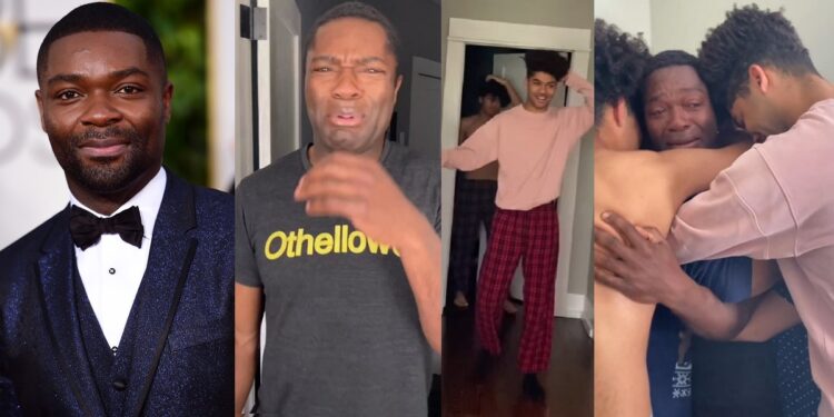 David Oyelowo cries