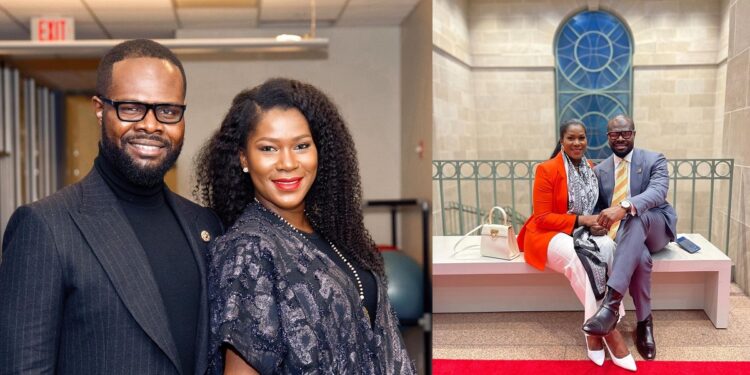Stephanie Okereke-Linus and husband