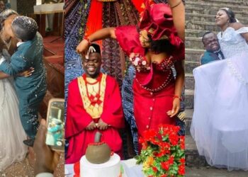 Cameroonian teacher marries