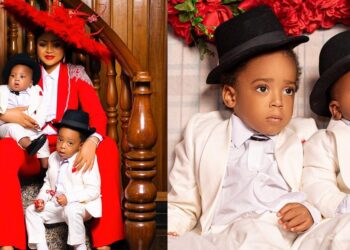 “They grow so fast” – Fans gush as actress Regina Daniels shares adorable new photos with her sons