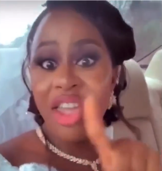 Screenshot 1214 “Love is not real, don’t love any man” – Bride advises ladies while on her way to get married (Video)