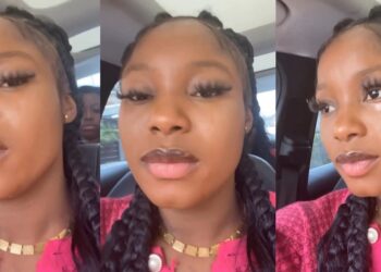 Nigerian lady in tears