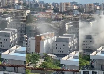 six-storey building under construction collapsed