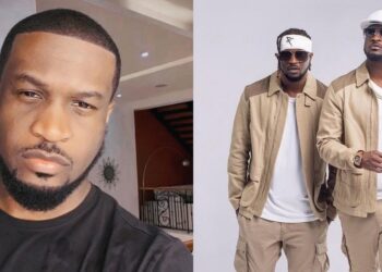 Peter Okoye reacts