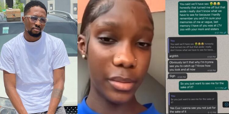 “Dirty liar” – Man responds with receipts after woman he alleged threatened to accuse him of rape released their chat (Screenshots)