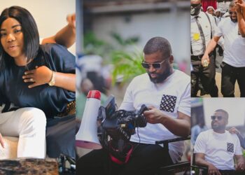 “When a man loves a woman, he becomes everything to her” – Mercy Chinwo’s husband, Pastor Blessed writes as he shares BTS moments from wife’s new project