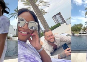 “You look pregnant” – Womb watchers reacts to DJ Cuppy’s new video with lover, Ryan Taylor (Watch)