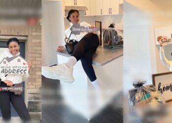 “God did it” – Nigerian lady celebrates buying a house in Canada one year after relocating (Video)
