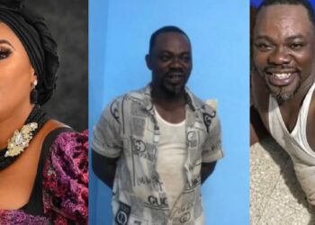 How actress Empress Njamah’s ex-fiancé, ‘notorious scammer’ Jack Davies was arrested in Liberia after 20 women filed complaints against him (Video)