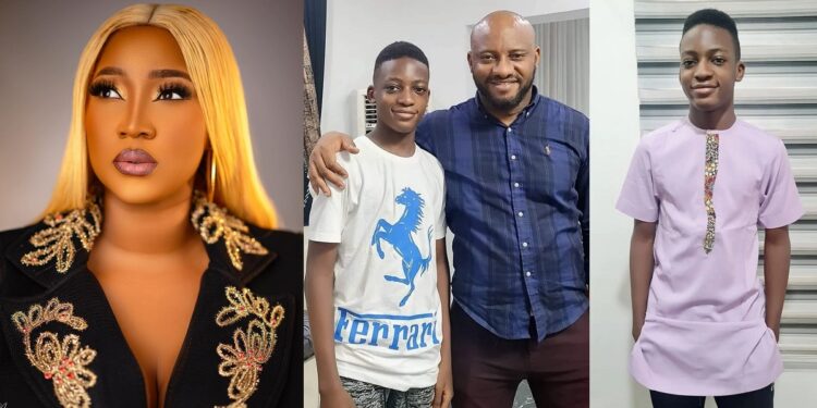 “Great son” – Actress, Judy Austin mourns Yul Edochie’s first son