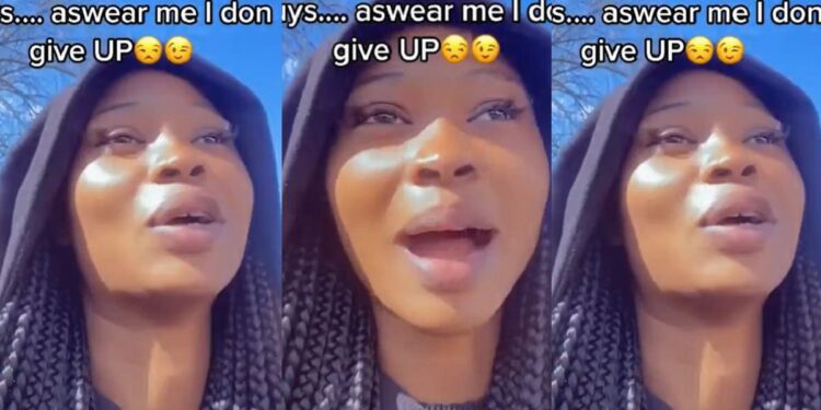 “There’s no work in the UK” – Lady expresses regret after relocating for greener pastures (Video)