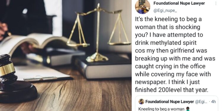 Nigerian lawyer recalls how he attempted to drink methylated spirit because his girlfriend broke up with him