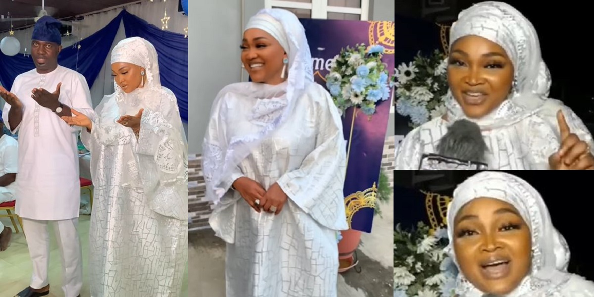 Actress, Mercy Aigbe announces new name as she converts to Islam (Video ...
