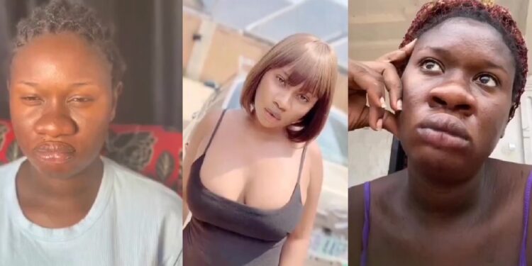 Lady causes stir with pregnancy transformation (Video)