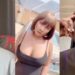 Lady causes stir with pregnancy transformation (Video)