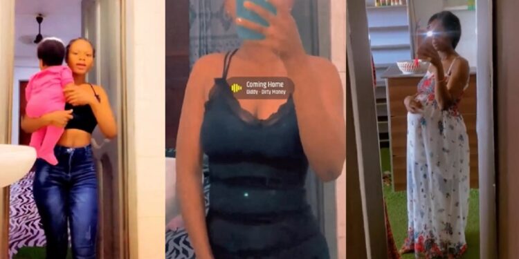 “How I was pregnant for 5 months without knowing while raising 8 months old daughter” — Lady shares emotional story (Video)