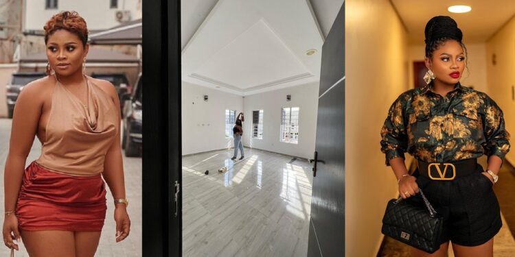 BBNaija star, Tega lands new property (Photos)