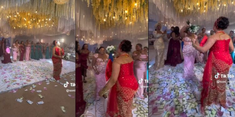 “My biggest supporter” – Bride hands bouquet to her single elder sister instead of throwing it