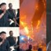 “The show must go on” – Reactions as live band continues performance after fire broke out during wedding reception in Lagos (Video)