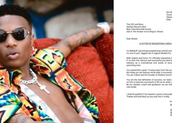 Fan writes letter to Wizkid to request a special song