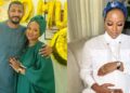 Hauwa Indimi and her husband welcome