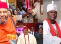 Pete Edochie shakes