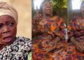 “I trek and jump buses everywhere” – Veteran actress, Iya Gbonkan laments as she begs Nigerians to buy her a car (Video)