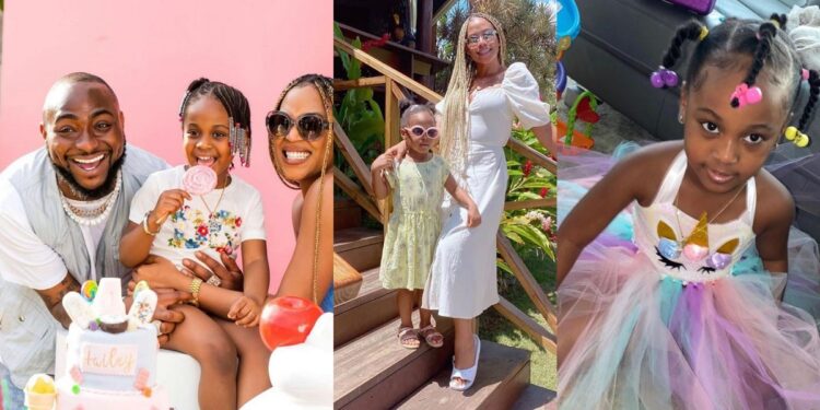 Davido’s second baby mama, Amanda celebrates daughter, Hailey on 6th birthday