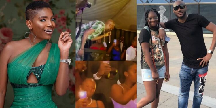 Annie Idibia gushes over sweet moment husband, 2Baba performed ‘African Queen’ at daughter’s school prom (Video)