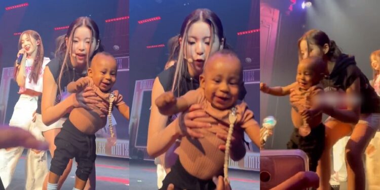 Shocking moment baby